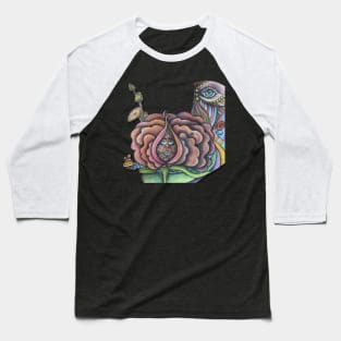 Alien Flower Baseball T-Shirt